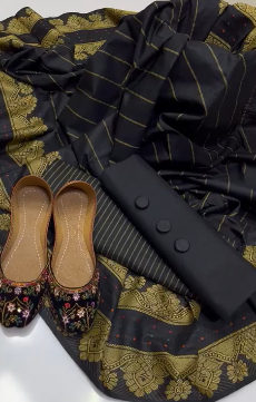 4pc Winter Susi Shawl Dress (Khussa Gift)